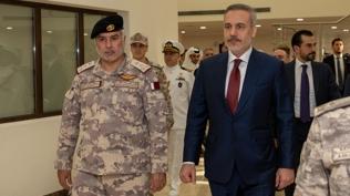 Bakan Fidan Katar'daki T�rk Birli�ini ziyaret etti