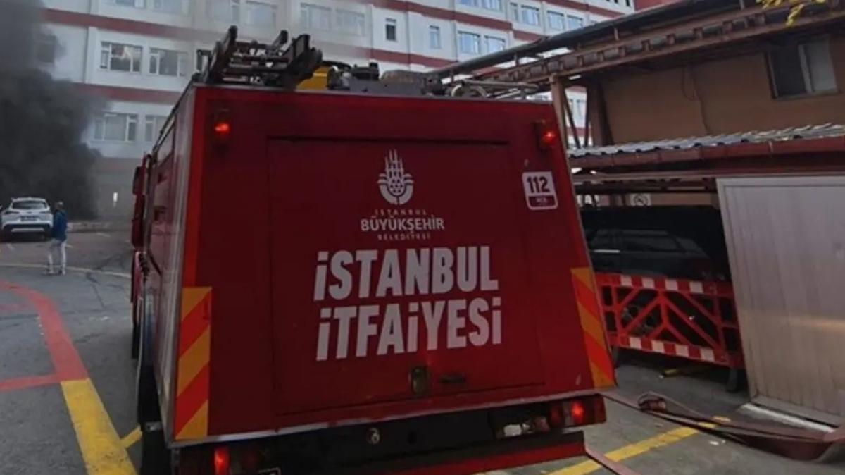 �� katl� binada yang�n: Ekipler olay yerinde