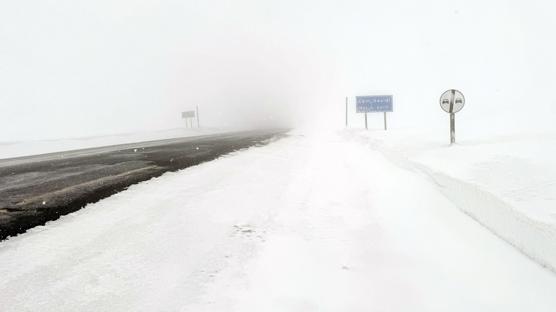 Bir kenti kar esir ald�: Sis ula��m� olumsuz etkiliyor