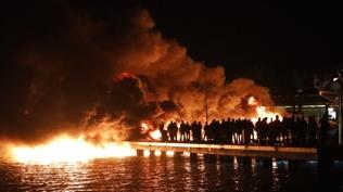 Bodrum'da marinada demirli 5 motoryatta yangın çıktı