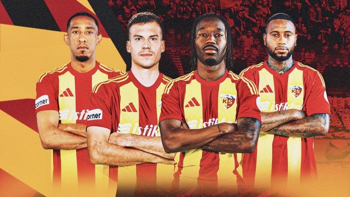 4 Kayserisporluya milli tak�mdan davet