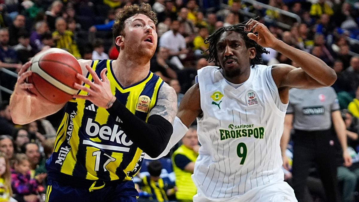 Safiport Erokspor deplasmanda Fenerbah�e Beko'yu yendi