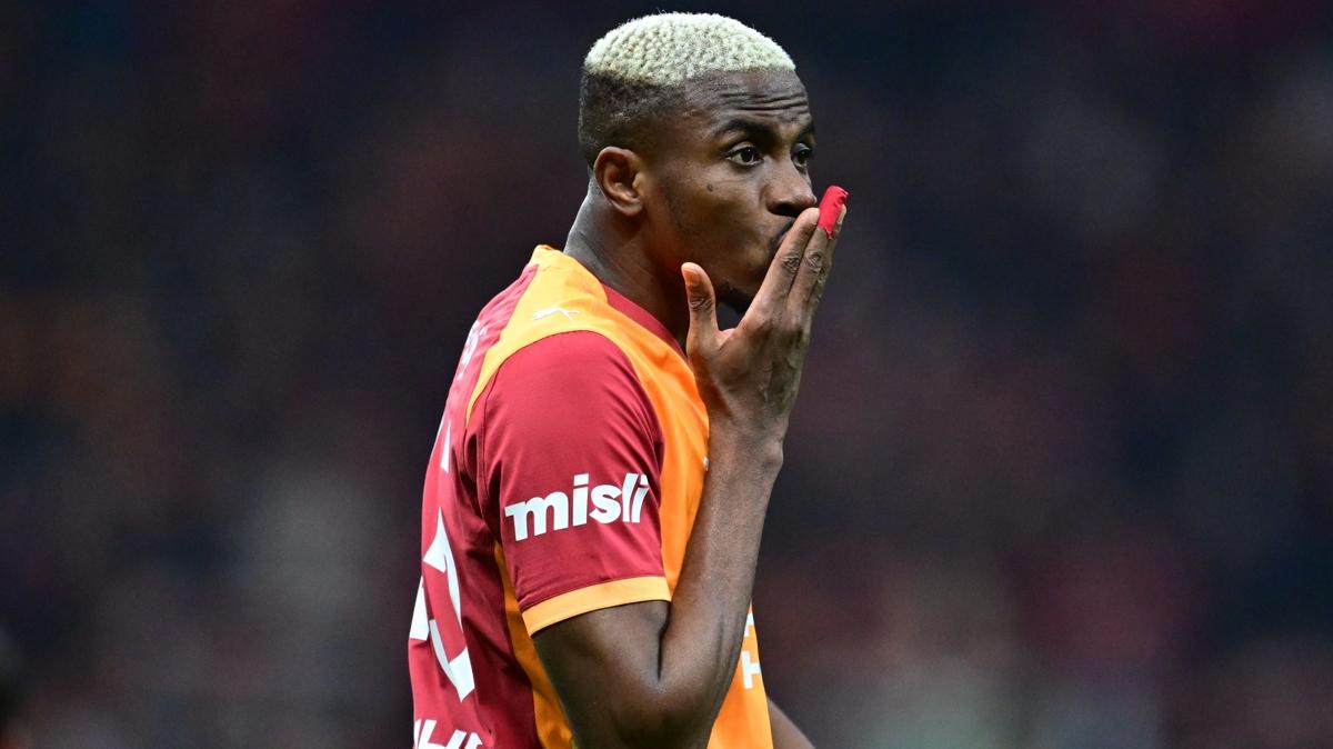 Galatasaray, Victor Osimhen olmay�nca kazanmakta zorlan�yor