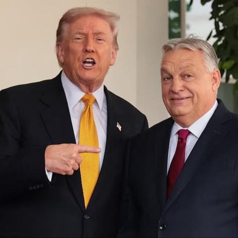 Trump'tan Orban'a destek mesaj�
