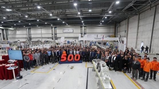 TUSA�'tan dev ba�ar�! 500'�nc� par�a teslim edildi