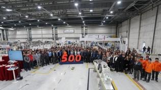 TUSA�'tan dev ba�ar�! 500'�nc� par�a teslim edildi