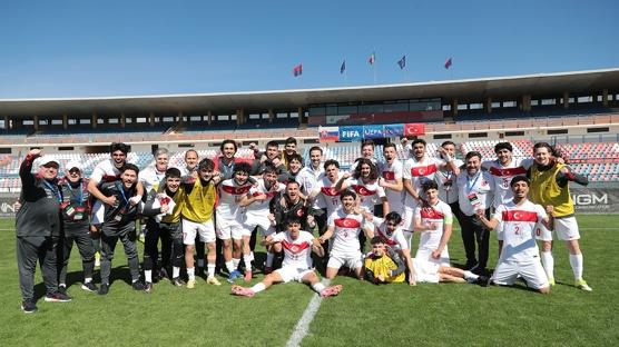 U19 Milliler, Slovakya'y� tek golle ge�ti