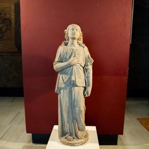 Aya Yorgi Manast�r�'ndan �al�nan melek heykeli Fener Rum Patrikhanesine teslim etti