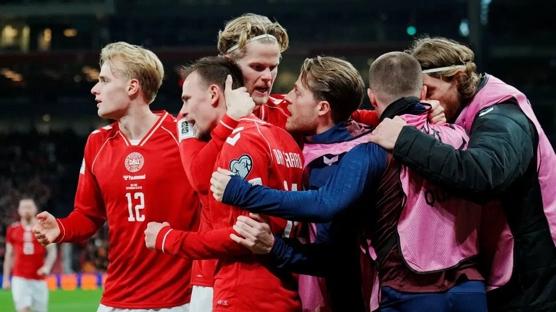 Danimarka, Kuzey Makedonya'y� 4 golle ge�ti