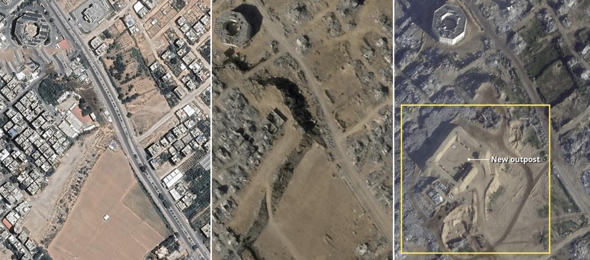 Uydu g�r�nt�leri if�a etti! �srail terk etmesi gereken hatta kurdu