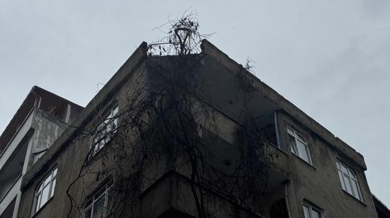 Ba�c�lar'da �at� ��kmesi: Ekipler olay yerinde