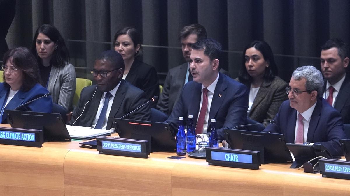 Bakan Kurum'dan COP31 �a�r�s�: Daha fazla s�z de�il, somut sonu� �retin