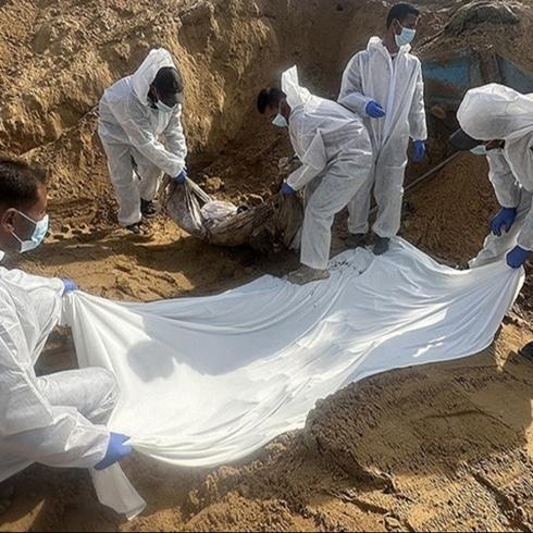 Haseke'de ��in Kamp�� yak�n�nda toplu mezar: 9 ki�inin cans�z bedeni bulundu