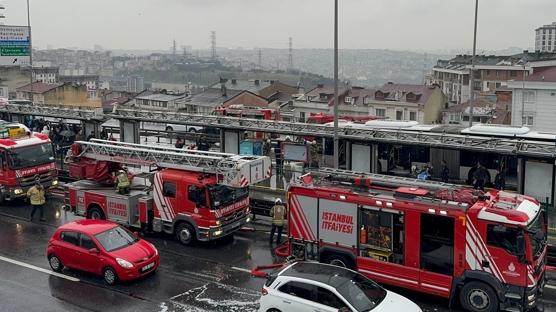 Metrob�s yang�n� y�rekleri a�za getirdi: Facian�n e�i�inden d�n�ld�