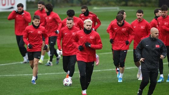 A Milli Futbol Tak�m�, Kosova s�nav�na haz�rlanmaya devam ediyor