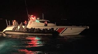 Bal�kesir a��klar�nda 39 d�zensiz g��men  kurtar�ld�