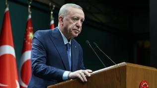 Cumhurbaşkanı Erdoğan'dan şehit ailesine başsağlığı mesajı