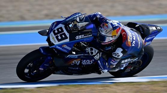 Milli motosiklet�i Sofuo�lu'ndan Portimao'da talihsiz kaza