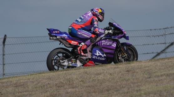 Toprak Razgatl�o�lu, MotoGP'nin sprint yar���n� tamamlayamad�