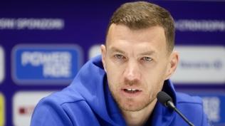 Edin Dzeko'dan �talya ma�� �ncesi a��klama