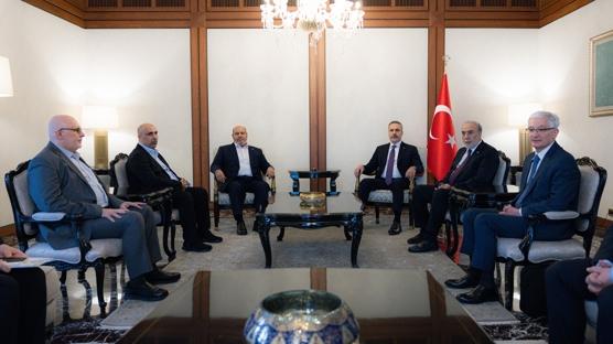 Bakan Fidan, Halil Hayye ba�kanl���ndaki Hamas heyeti ile bir araya geldi