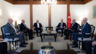 Bakan Fidan, Halil Hayye başkanlığındaki Hamas heyeti ile bir araya geldi