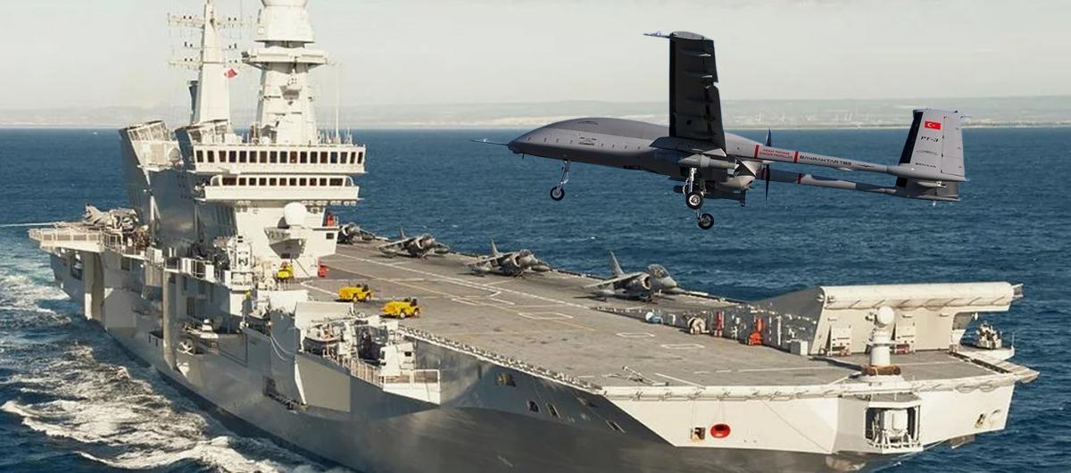 Cavour u�ak gemisine T�rk �HA's�... TB3'�n ilk Avrupal� m��terisi olacaklar