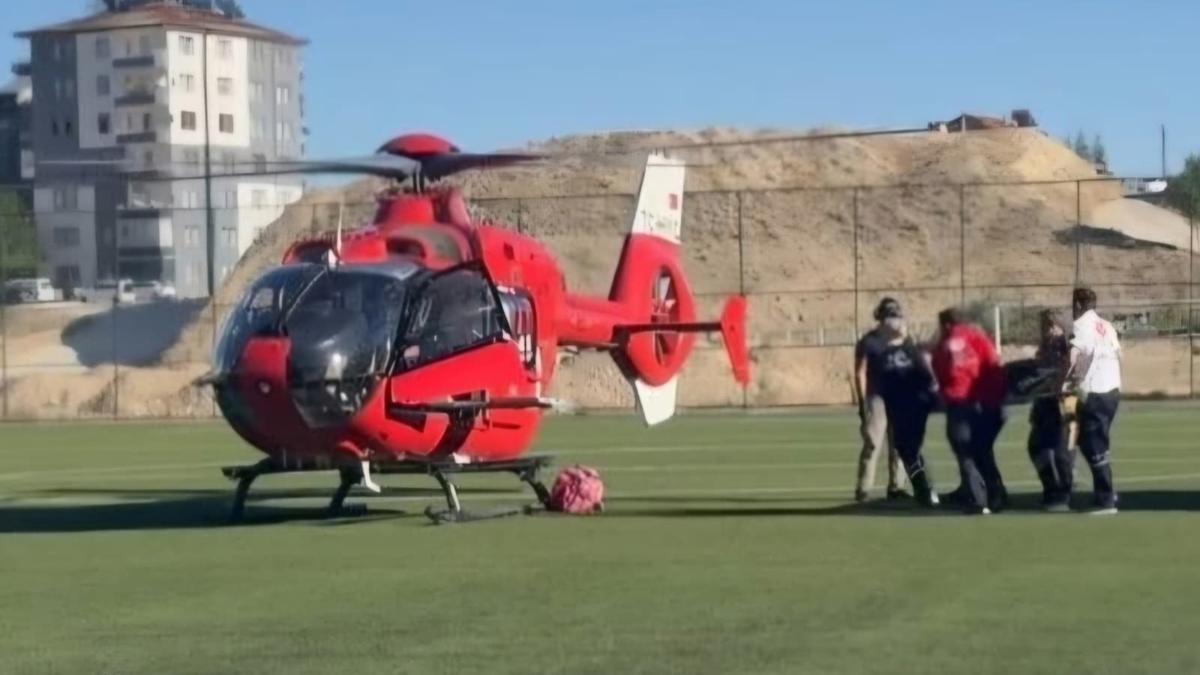 Havale ge�iren bebe�in imdad�na hava ambulans� yeti�ti