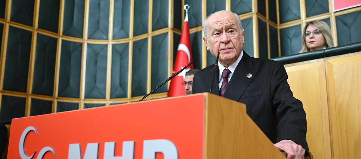 MHP Lideri Bah�eli'den Orta Do�u mesaj�: Siyonist zalimli�e kar�� �ran'�n yan�nday�z