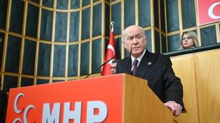 MHP Lideri Bah�eli'den Orta Do�u mesaj�: Siyonist zalimli�e kar�� �ran'�n yan�nday�z