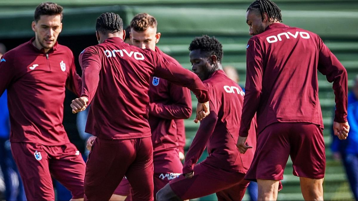 Trabzonspor'da Galatasaray ma�� mesaisi s�r�yor
