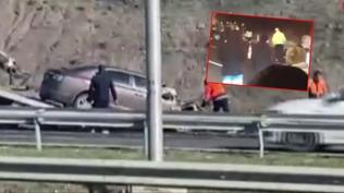 Ankara Kuzey Çevre Yolu'nda feci kaza