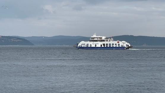 �anakkale'de feribot seferlerine f�rt�na engeli