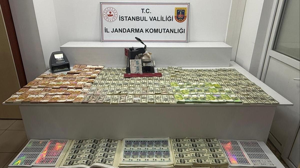 Sahte para at�lyesine bask�n: Milyonlarca liral�k banknot yakaland�