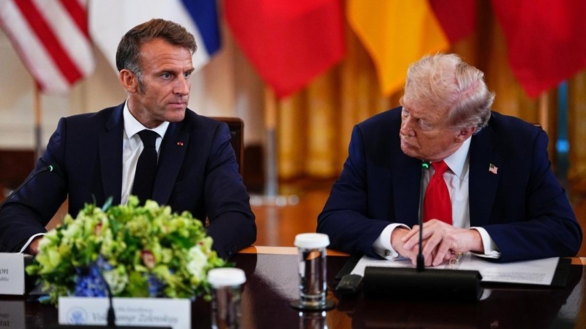 Macron: Trump seviyesizlik yapt�