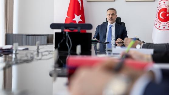 Bakan Fidan'dan sava�� bitirmeye y�nelik telefon diplomasisi