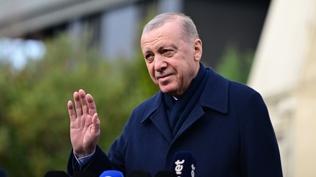 Cumhurba�kan� Erdo�an, cuma namaz�n� Hz. Ali Camisi'nde k�ld�