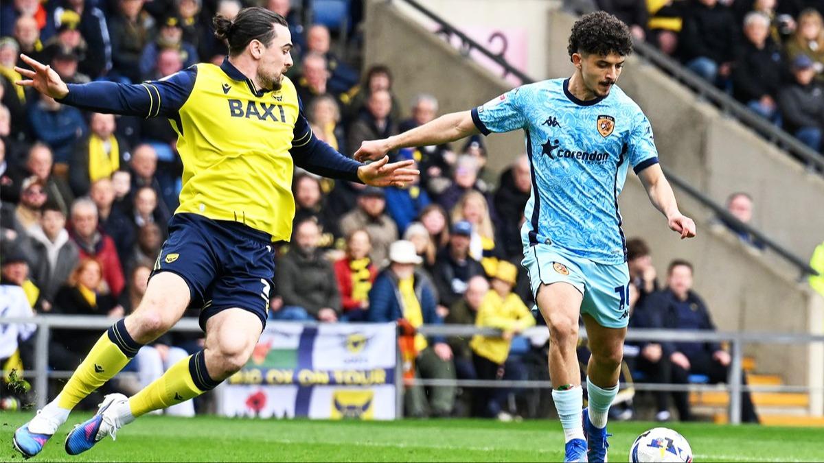 Hull City ile Oxford United yeni�emedi