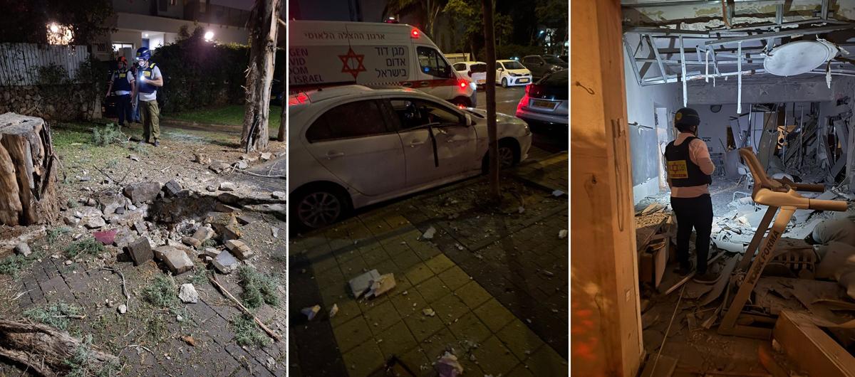 �ran'dan f�ze sald�r�s�! �srail'in bir�ok b�lgesi yerle bir