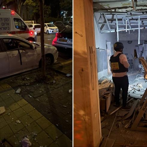 �ran'dan f�ze sald�r�s�! �srail'in bir�ok b�lgesi yerle bir