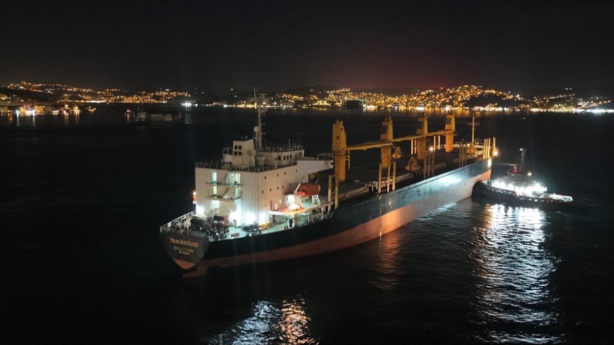 �stanbul Bo�az�'nda gemi ar�zas�