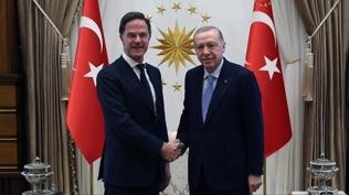 Başkan Erdoğan, Rutte ile görüştü