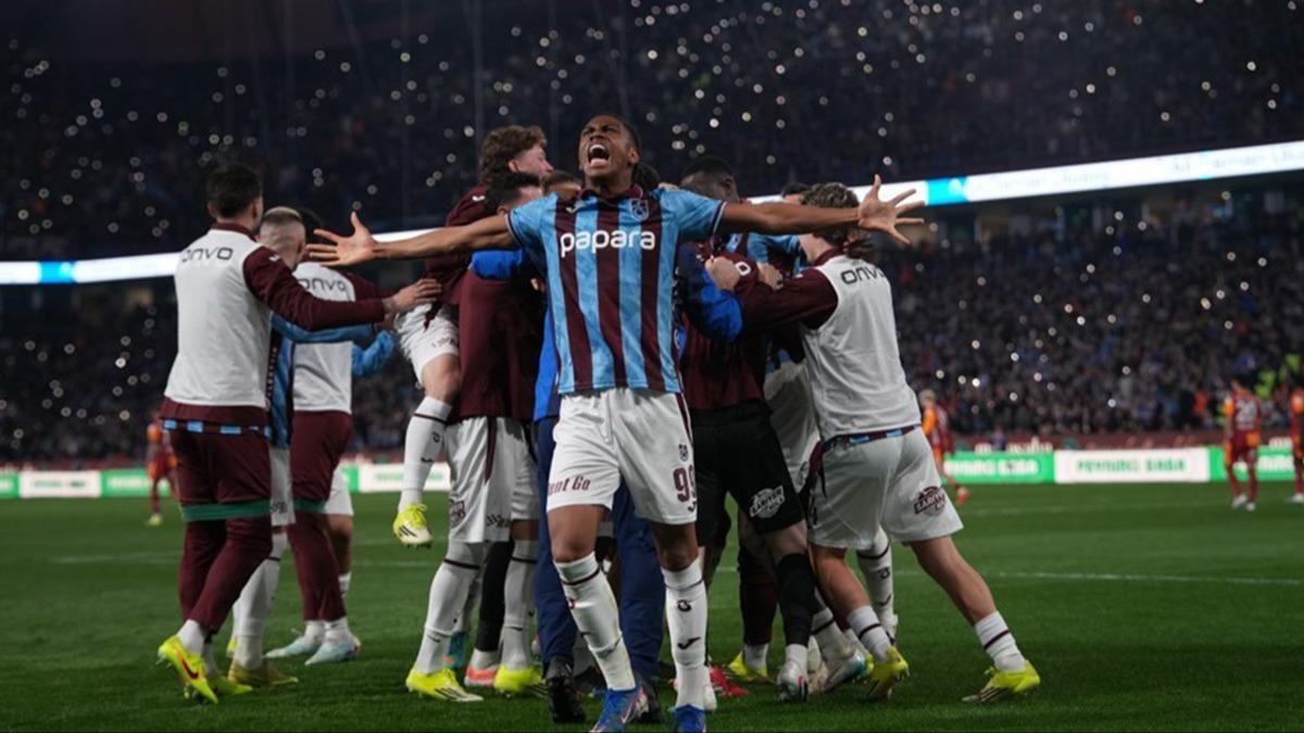 Trabzonspor, Galatasaray'� 9 ma� sonra ma�lup etti