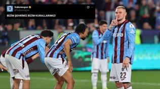 Trabzonspor'dan derbi sonras� payla��mlar