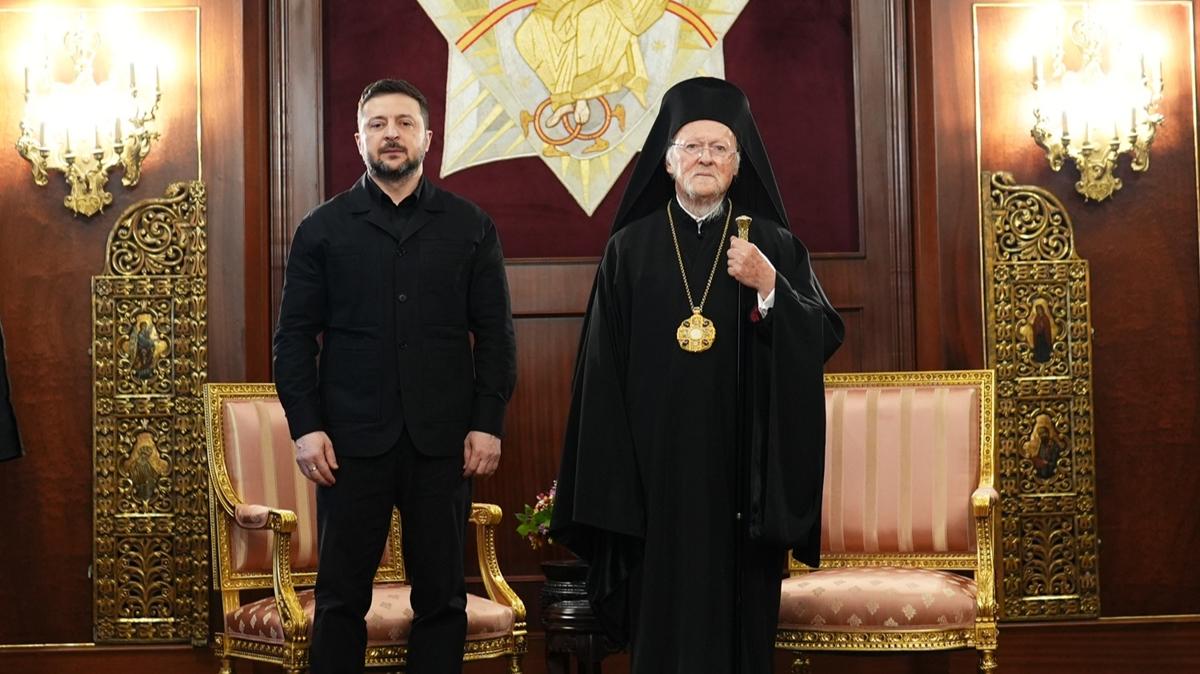 Zelenski, Fener Rum Patri�i Bartholomeos ile g�r��t�