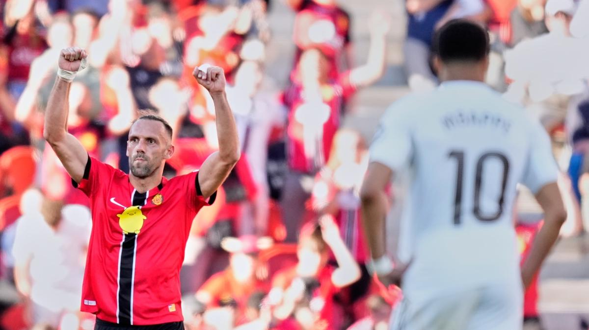 Zirve yar���nda Mallorca'dan Real Madrid'e a��r darbe