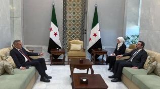 Bakan Fidan'dan Suriye'de diplomasi trafiği... Şeybani ile görüştü