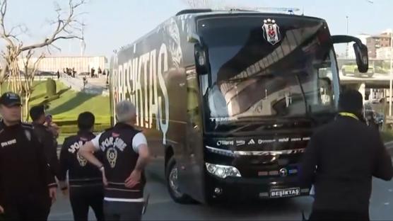 Be�ikta�, derbi i�in Chobani Stadyumu'na geldi