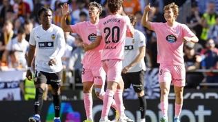 Celta Vigo'dan Mestalla'da geri d�n��
