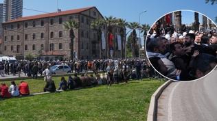 �zmir'deki bina tahliyesinde CHP iki y�zl�l���: Pe�ke� belgelerine imzalar at�l�rken neredeydiniz?